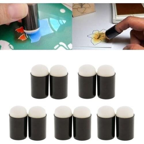 10 Pieces Sponge Finger Daubers Painting Drawing Art and Crafts Finger Painting Tools