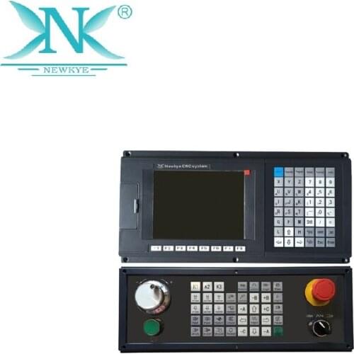 2 Axis New Version English Panel MPG CNC controller for lathe and grinding machine stepper servo G-code with side panel and MPG