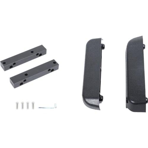 2 Pcs Armrest Container Door Storage Box Handle Pocket & 2 Pcs Car Seat Headrest Disassembly Bracket