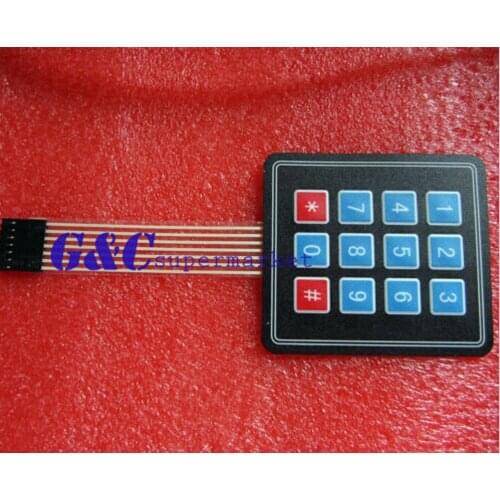 5PCS 4 x3 matrix array 12-key membrane switch keyboard electronic components diy electronics