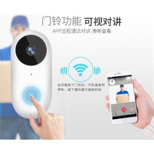 960p 160 Degree Wide Angle WIFI Doorbell Leave Message Battery Power Video Door Phone