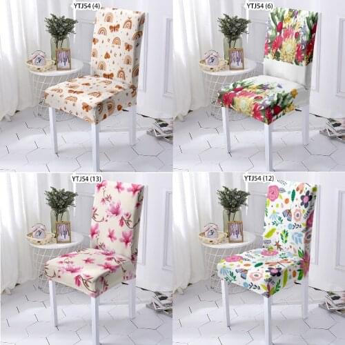 Skull flowers dining chair covers chair covers dining room kitchen chaise lounge office chair recliner cover chair cover Home