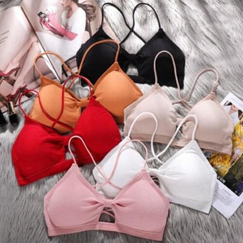 Breathable Sports Bra Fitness Top Seamless Yoga Bra Shockproof Padded Crisscross Strappy Top Women Push Up Shirt Vest 6 Colors