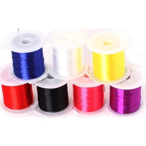 8 Color 8m/roll Colorful Stretchy Elastic Rope Cord Crystal String For Jewelry Making Beading Bracelet Wire Fishing Thread Rope