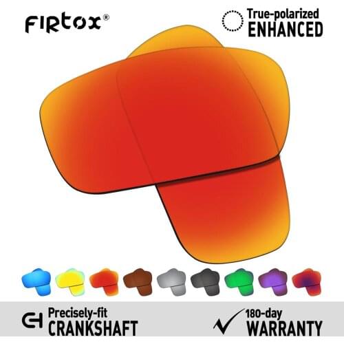 Firtox True UV400 Polarized Lenses Replacement for-Oakley Crankshaft OO9239 Sunglasses (Compatiable Lens Only) - Multiple Colors