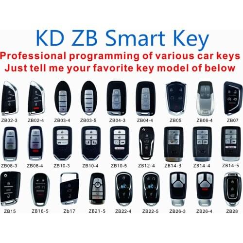 HKOBDII KEYDIY KD ZB ZB12-4 ZB08 ZB17 ZB16-5 ZB10 ZB14-5 ZB21-4 ZB21-5 Smart Key Keyless go Remote Car Key Remote for KD-X2