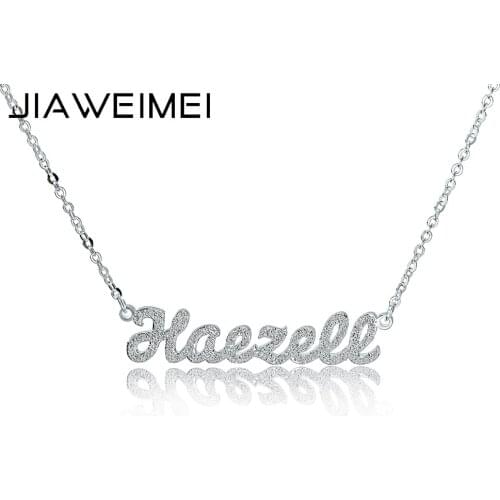 Sterling Silver 925 Frosted Choker Customized Name Necklace Personalized Women Men Jewelry Initial Letter Pendants Fashion Gift