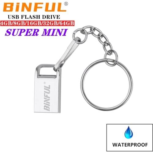 BiNFUL waterproof Mini Pen Drive 64GB High Speed PenDrive 16G Usb Flash Drive 8GB 4GB usb Stick 32GB flash memory USB Flash Disk