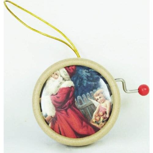 Paper diy drawing music box hanging music toy,customized melody baby drawing hand crank photo music box cool gift Christmas gift