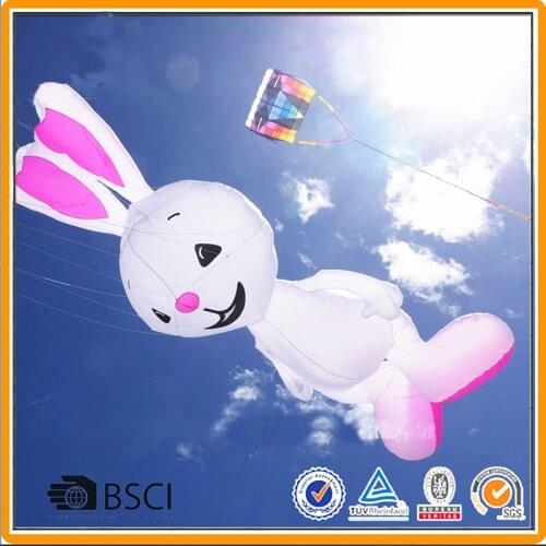 Free shipping large 3D rabbit soft kites flying pendant animal kite outdoor toys octopus kite reel power kite for adults new