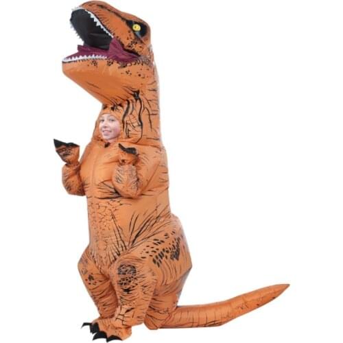 INFLATABLE Dinosaur T REX Costume children Girl Boy Blowup Halloween Inflatable costume Party costume for Kids 6 to 9 yearsold