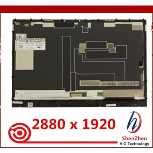 Original For Dell Latitude 7285 Tablet 12.3" Touch Screen LED LCD Screen Display Assembly LQ123Z1JX31