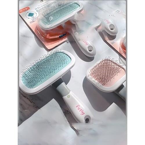 Pet Cat Hair Shedding Comb Cat Accessories Gatos Accesorios для кошек Dog Hair Remover Dog Cat Grooming Brush Pet Supplies