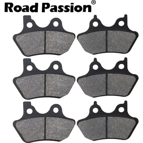 Road Passion Motorcycle Front & Rear Brake Pads For HARLEY FXDL FXDX FXDWG 2000-2003 FXDS-CON 00-02 FXDXT 01-03 FXDXi 2004-2005