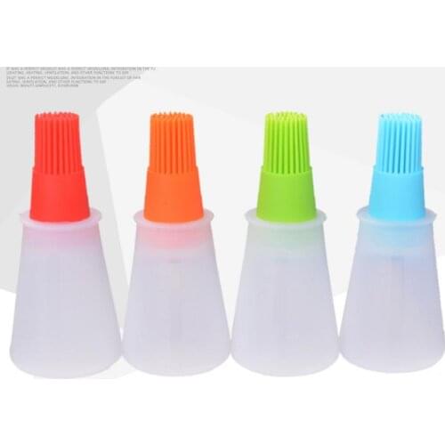 Silica gel oil brush Baking brush bottle pancake save oil heat-resistant kitchen tool