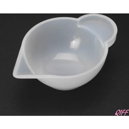Silicone Mold Cup Dispenser DIY Epoxy Resin Jewelry Making Tool Color Modulation