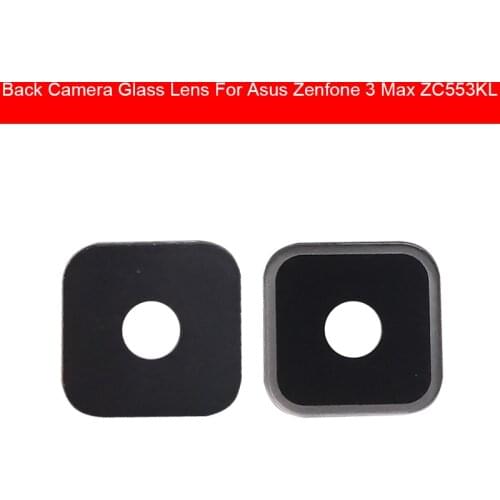Rear Camera Glass Lens Cover For ASUS ZenFone 3 Max ZC553KL Back Camera Glass Lens Cover With Adhesive Replacement Repair Parts