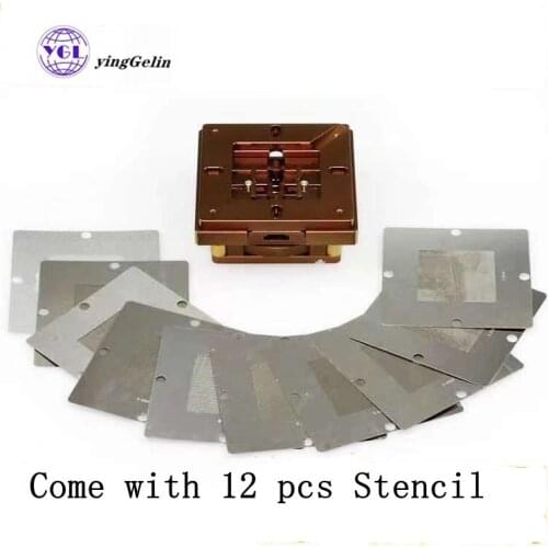 80mm 90mm Universal BGA Reballing Station with Magnet Auto Adjust Stencil Holder