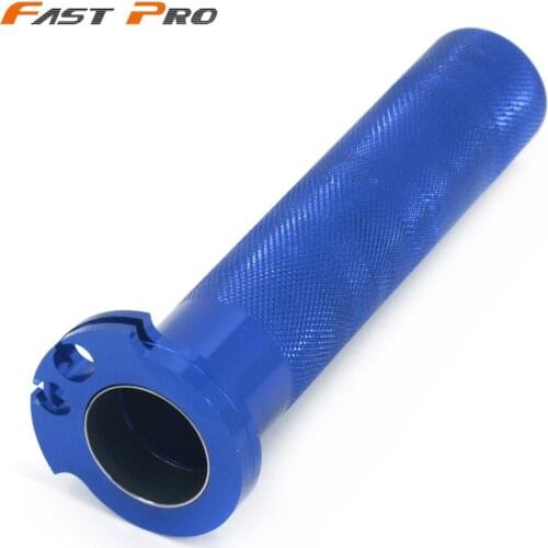 Billet CNC Aluminum Twister Throttle Tube For KX250F KX450F KLX450R KXF250 KXF450 KXF KLX Racing MX Enduro