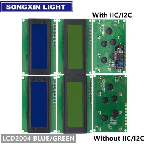 LCD2004+I2C 2004 20x4 2004A Blue/Green screen HD44780 Character LCD /w IIC/I2C Serial Interface Adapter Module For Arduino