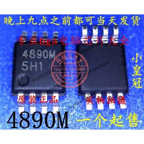1Pieces new Original LM4890MM 4890M 4890 MSOP8 In stock real picture
