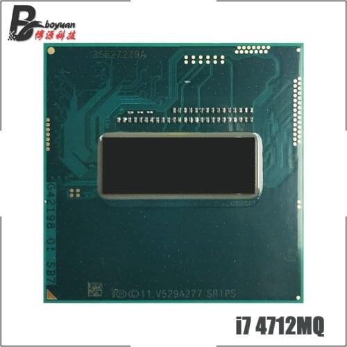 Intel Core i7-4712MQ i7 4712MQ SR1PS 2.3 GHz Quad-Core Eight-Thread CPU Processor 6M 37W Socket G3 / rPGA946B