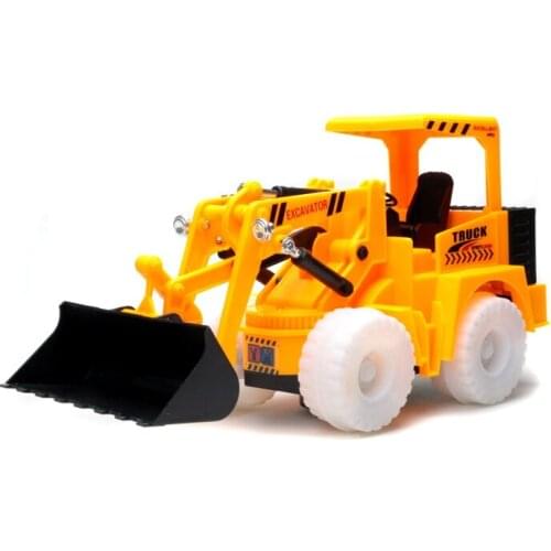 Electric Metal Educational Children Toys Kids Funny Toy Truck Light Universal Car Bulldozer Forklift Trucks Fancy Cars Model