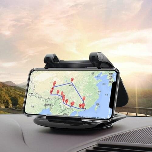 Car Cell Phone Holder Car Dashboard Phone Holder 360 Degree Rotate Sucker 3.5-6 Inch Mobile Phone Stand Holder