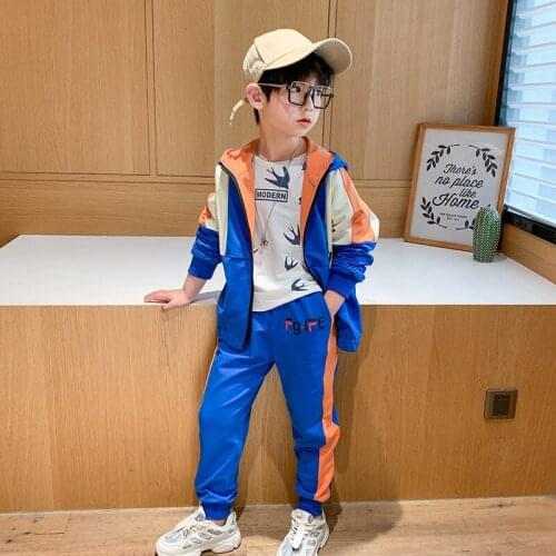 Soft Spring Summer Kids Clothes Suit Baby Boys Sweatshirts + Pants 2pcs/Set Kids Teenage Top Sport Childrens Day Gift Formal