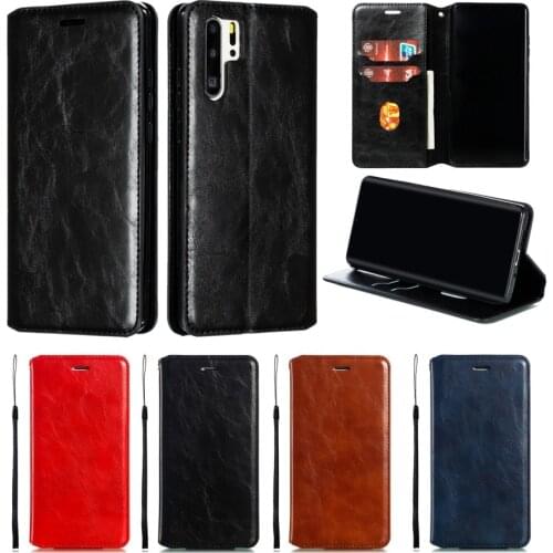 Leather Flip Case For Huawei P20 P30 Pro Lite P Smart Z Y5 Y6 Y7 Y9 2018 2019 Mate 10 20 30 Pro Lite Plus PU Phone Cover Bag