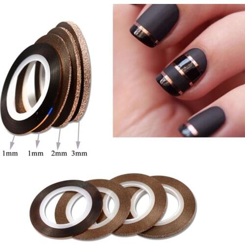 Nail Sticker Curve Stripe Lines Decals Gel Stickers Polish Decal Manicure Tool Nail Striping Tape Lines DIY Nail Line Art