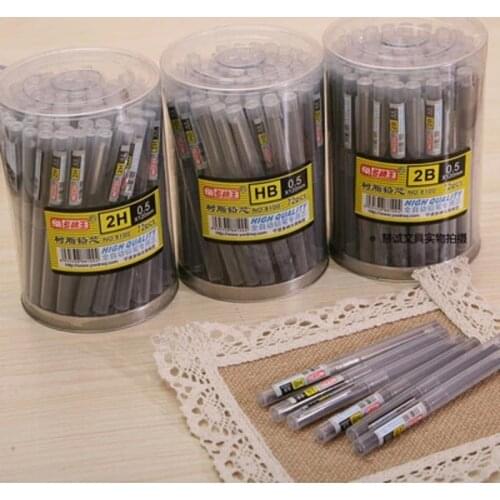 0.5mm 0.7mm Mechanical pencil leads HB,2B office & school stationery wholesale 72 tubes/lot