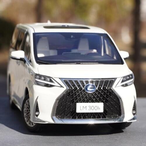 1/18 Metal alloy die-casting simulation car model Qihui Lexus LM300H adult collection Toys for children Family display