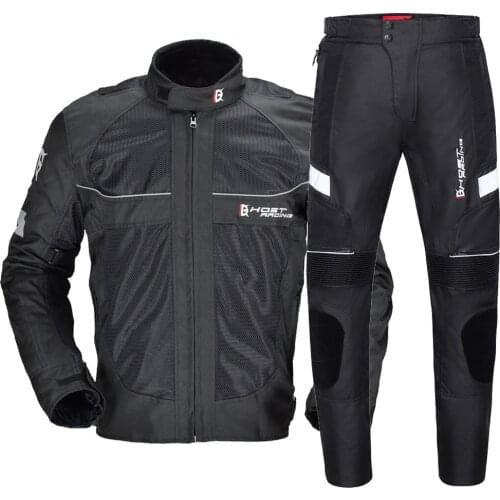 GHOST RACING Summer Motorcycle Jacket Men Jaqueta Motociclista Motorbike Riding Jacket Protective Gear Motorcycle Clothing Suits