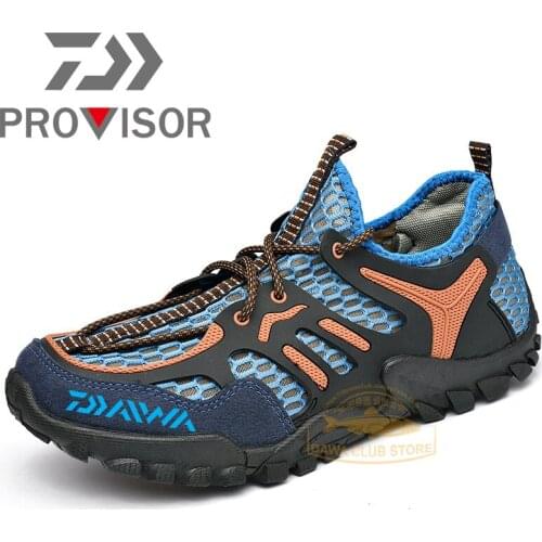 2021 Summer Daiwa Fishing Shoes Men Beach Outdoor Wading Shoes Climbing Shoes Surf Woman Quick-Drying New Dawa Fishing Shoes