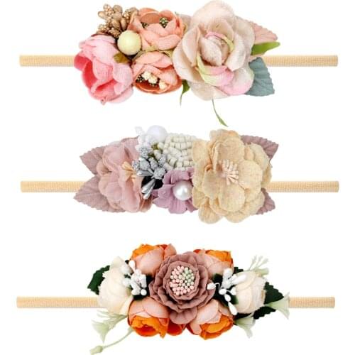 2020 New Fashion Baby Girls Headband Head Wear Hair Accessories Baby Headband Girl Headbands Kids Lace Hairband
