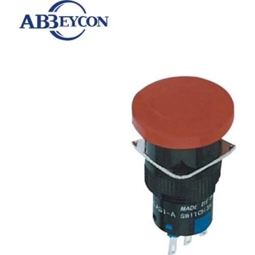 NS257 A16-11SM ON-(ON) 3A 250V 3 PIN red switch flat push button switch