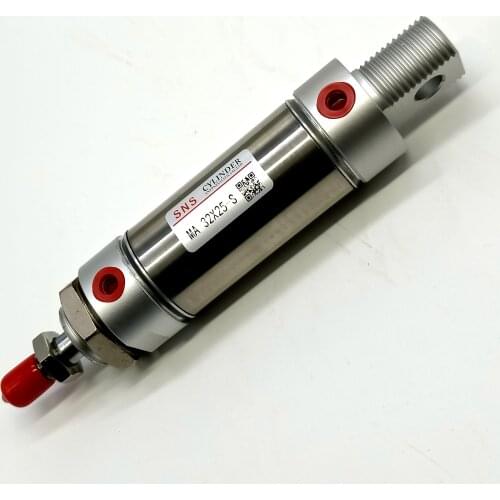 SNS Pneumatic Stainless Steel Air Cylinder MA32x25-S With Magnetic Bore 32mm Stroke 25mm