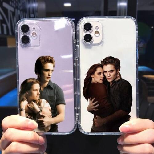 Twilight Saga Phone Case Transparent soft For iphone 5 5s 5c se 6 6s 7 8 11 12 plus mini x xs xr pro max
