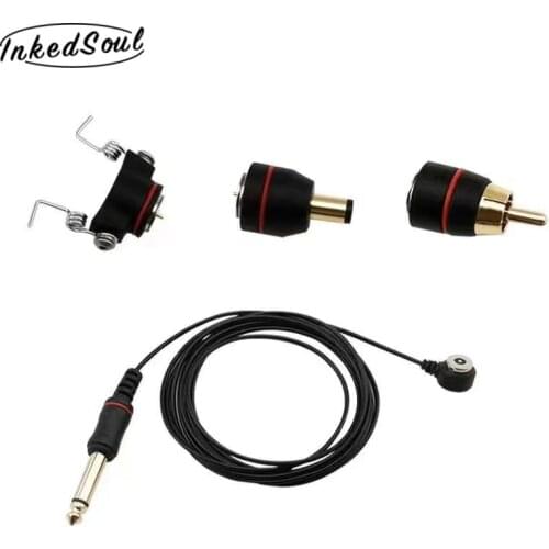 Separable Magnetic Tattoo RCA Clip Cord DC Cable for Tattoo Machines