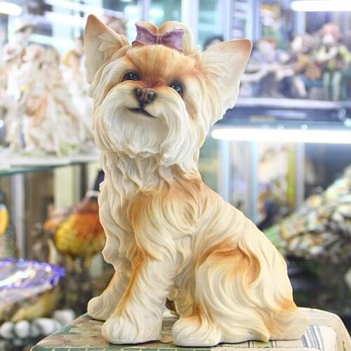 Hand engraving Artwork The dog Home Furnishing creative living room TV cabinet decoration decoration new house decoration garden