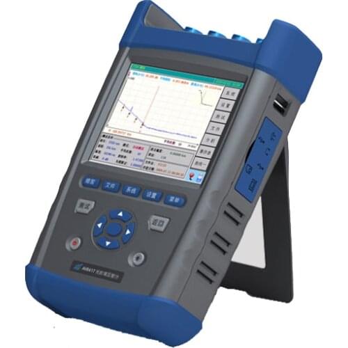 Handheld OTDR Optical Time Domain Reflectometer OTDR AV6418 OTDR Machine 1310/1550nm, 42/40dB with VFL Fiber Optic OTDR BY DHL