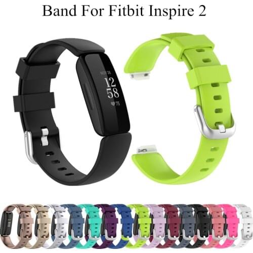 Silicone Wrist Band For Fitbit Inspire 2 Classic Smartwatch Bracelet Sports Band Replacement Offical Style For Fitbit Inspire 2