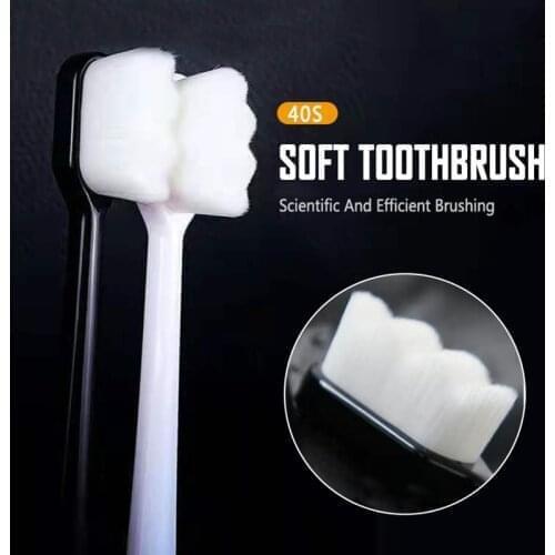 1Pc Environmentally Million Ultra-fine Soft Toothbrush Deep Cleaning Portable Travel Toothbrush Adults Tooth Brush With Case