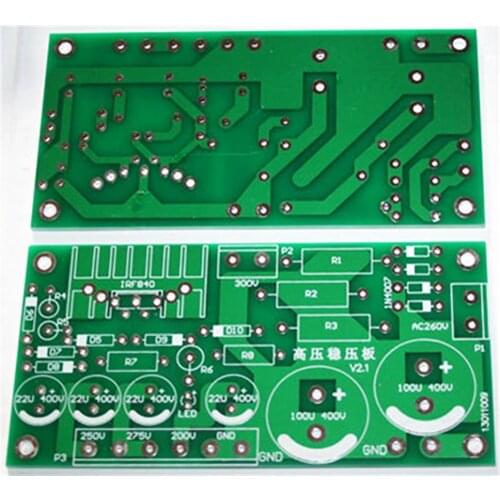 Amplifier High Voltage Voltage Regulator Circuit Board Version 2.1 PCB Blank Board High voltage regulator board Pre-applicable