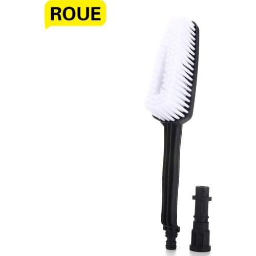ROUE Rushed Dense Soft Brush Effortless Cleaning Large Area Connect With High Pressure Gun For Karcher