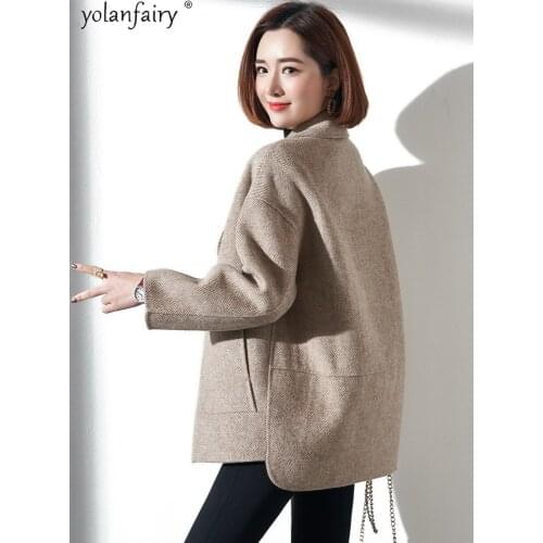 Женские кашемировые пальто YOLANFAIRY China At AliExpress