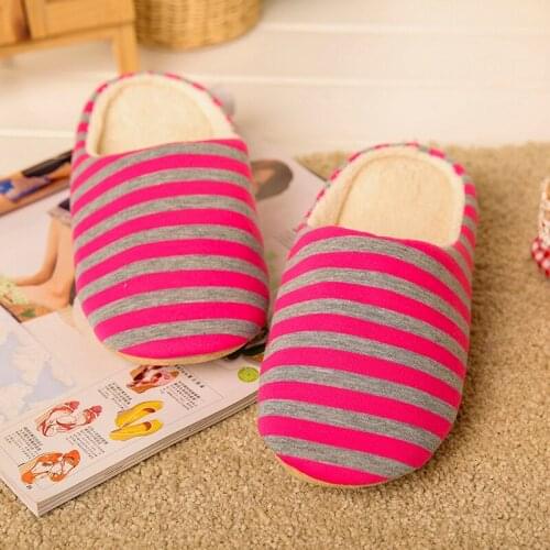 2021 Woman Slippers Winter Woman Home Shoes Soft Plush Cotton Cute Slippers Floor Slippers Couples Shoes Home Furry Slippers