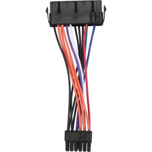 1pcs 24 Pin to 12 Pin PSU Main Power Supply ATX Adapter Cable for Lenovo IBM