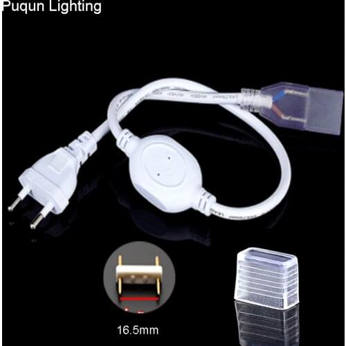 220V EU Led Power plug driver Waterproof For SMD 2835 3 Row PCB led Strip Power Supply Adapter